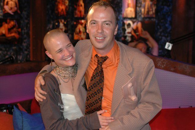 When Doug Stanhope came into the studio with his girlfriend, Bingo, he ment...