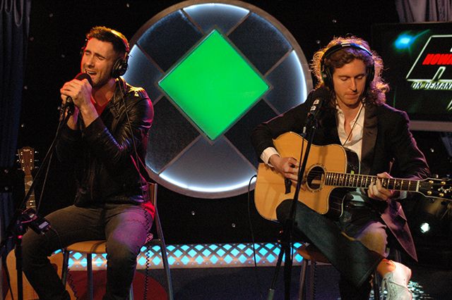 Adam Levine and Jesse Carmichael from Maroon 5
