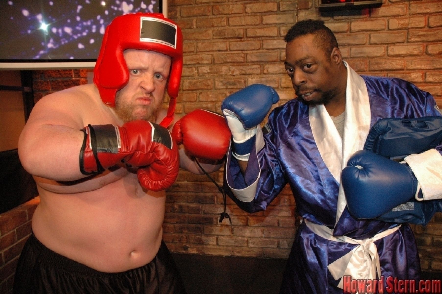 Beetlejuice and the Toad Visit the. beetlejuice in boxing gloves. 