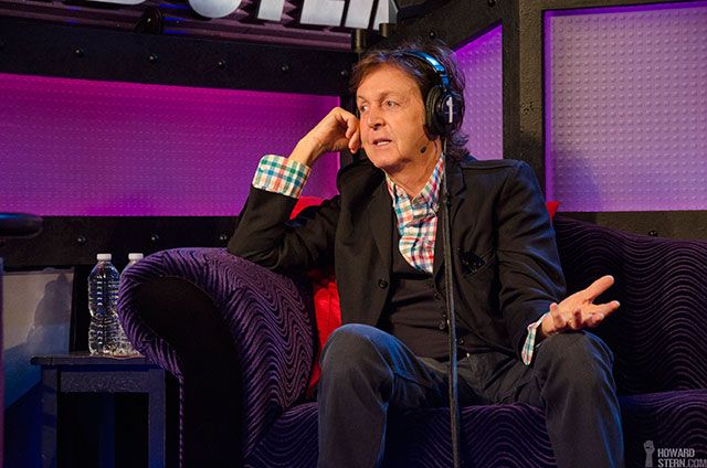 Sir Paul McCartney on the Stern Show in 2013