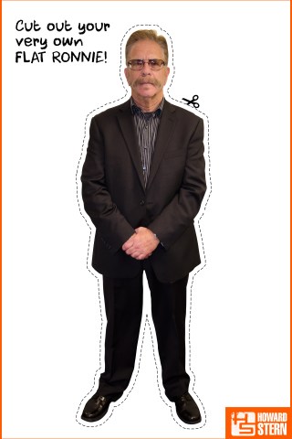 Print Out Your Very Own Flat Ronnie