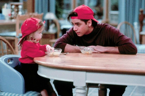 John Stamos as Uncle Jesse on "Full House"