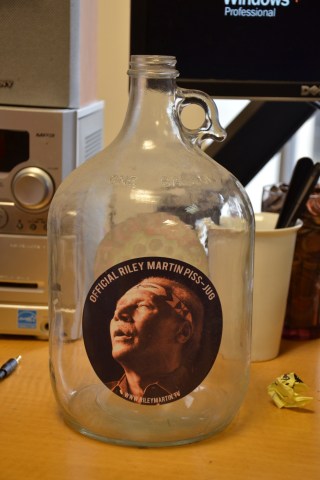 Riley Martin: Not Ashamed of Pissing in a Jug