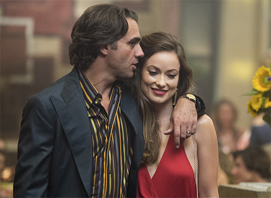 Olivia Wilde and Bobby Cannavale on HBO's "Vinyl"