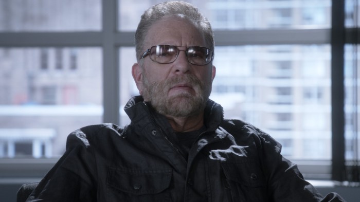 Ronnie Mund on the set of "Limitless"