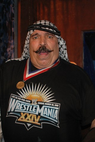Iron Sheik and Hugh Jackman