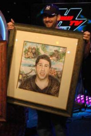 Gary's Inner Primate On Canvas