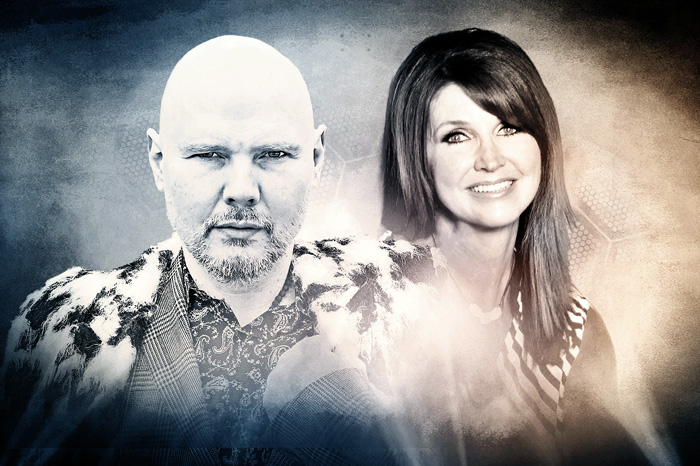 Billy Corgan and Dixie Carter