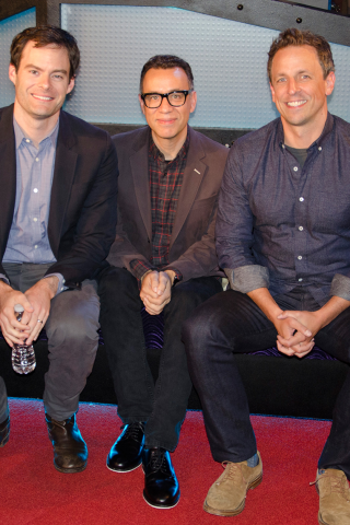 Bill Hader, Fred Armisen, & Seth Meyers Visit