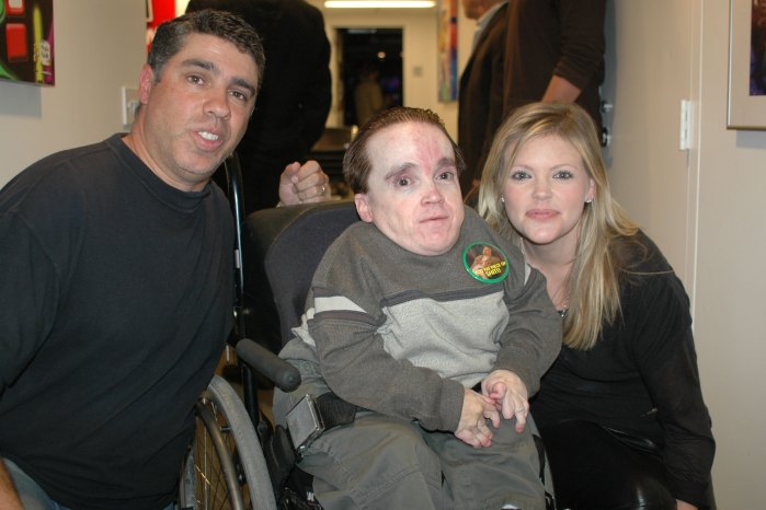 Gary Dell'Abate and Natalie Maines with Eric the Actor in 2008