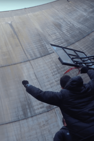 Video: 594-Foot-High Basketball Shot Breaks Record