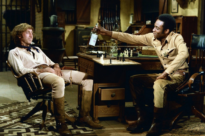 Gene Wilder and Cleavon Little in "Blazing Saddles" (1974)
