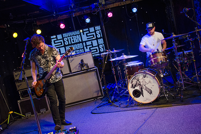 Royal Blood performs live on the Stern Show in 2015