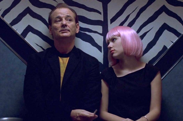 Bill Murray and Scarlett Johansson together in "Lost in Translation"
