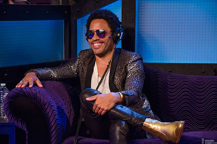 Lenny Kravitz visits the Stern Show in 2014