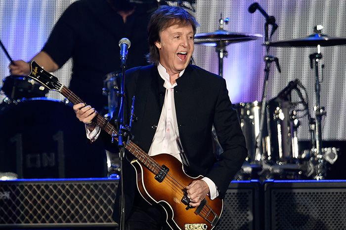 Sir Paul McCartney performs at Desert Trip music festival in 2016.