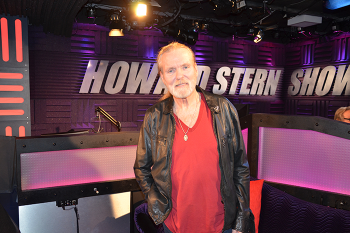 Gregg Allman during his 2012 Stern Show appearance