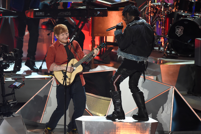 Ed Sheeran and Lil Uzi Vert perform live at the 2017 VMAs