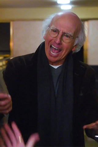 VIDEO: Larry David Gets Awkward With Miley Cyrus