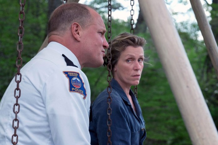 Woody Harrelson and Frances McDormand in 