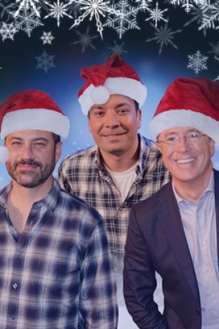 Fallon, Kimmel, & Colbert Sing a Christmas Song