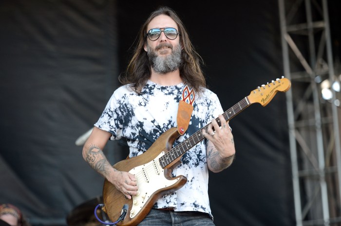 Singer Chris Robinson of the Black Crowes and Chris Robinson Brotherhood performs onstage during the Bourbon & Beyond Festival in 2017  