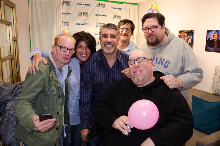Gary Dell'Abate with some of the members of the Wack Pack