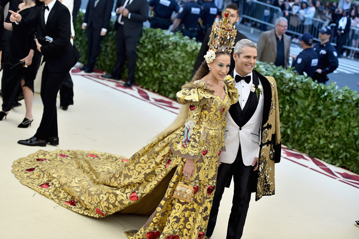 Sarah Jessica Parker and Andy Cohen at the 2018 Met Gala