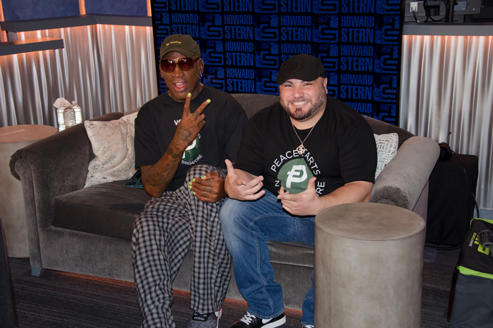 Dennis Rodman and Christopher “Vo” Volo