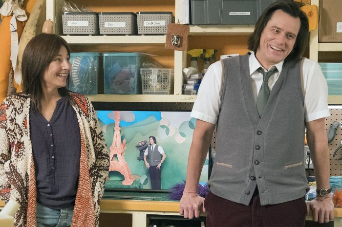 Catherine Keener and Jim Carrey on Showtime's “Kidding”