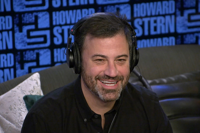 Jimmy Kimmel on the Stern Show in 2018