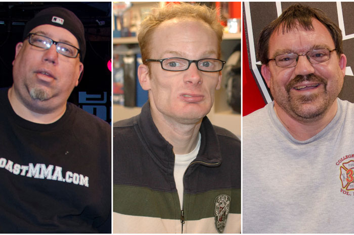 High Pitch Erik, Medicated Pete, and Mark the Bagger