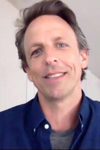 Seth Meyers Joins the Stern Show From His Attic