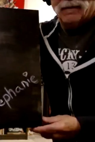 PHOTO: Ronnie Shows Off His Fiancée’s Painting