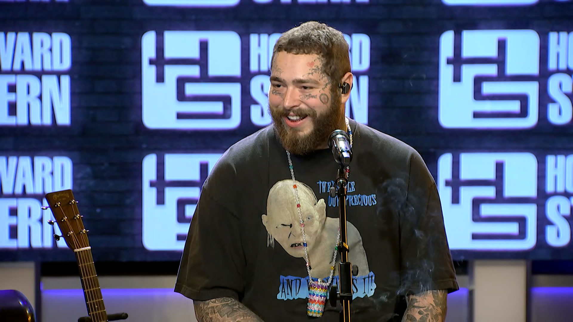 Post Malone Talks Face Tattoos, Toilet Songs, and How Music Saved His Life  | Howard Stern