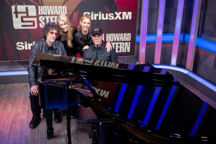 Howard and Billy Joel with their wives Beth Stern and Alexis Roderick