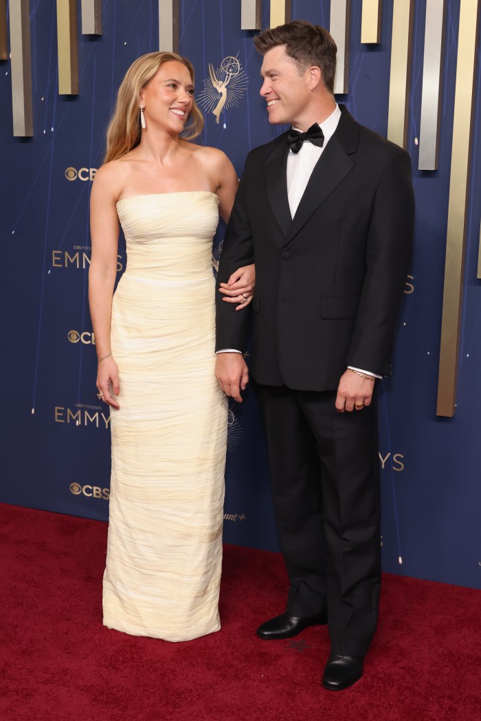 Scarlett Johansson and Colin Jost